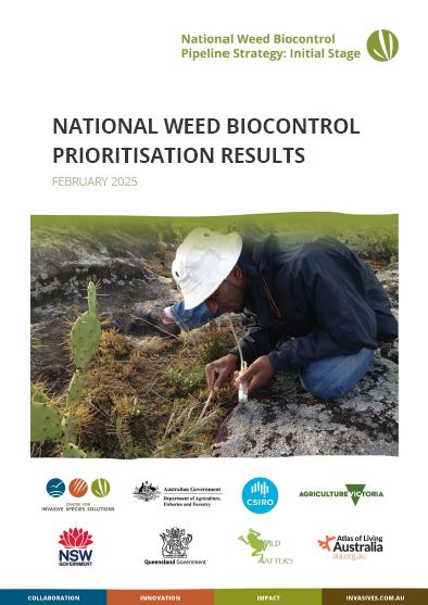 National Weed Biocontrol Pipeline Strategy